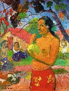 Paul Gauguin Woman Holding a Fruit oil painting picture wholesale